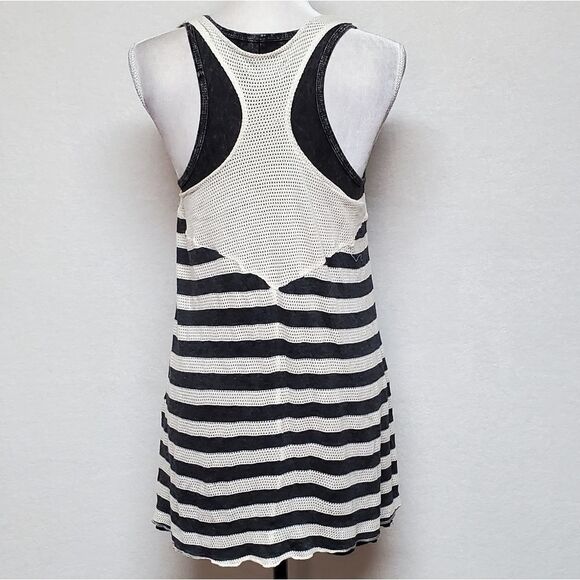 T-PARTY Stone Wash Black Bling I Love  Cowboys Striped Eyelet Mini Dress/Top Set - Picture 13 of 16